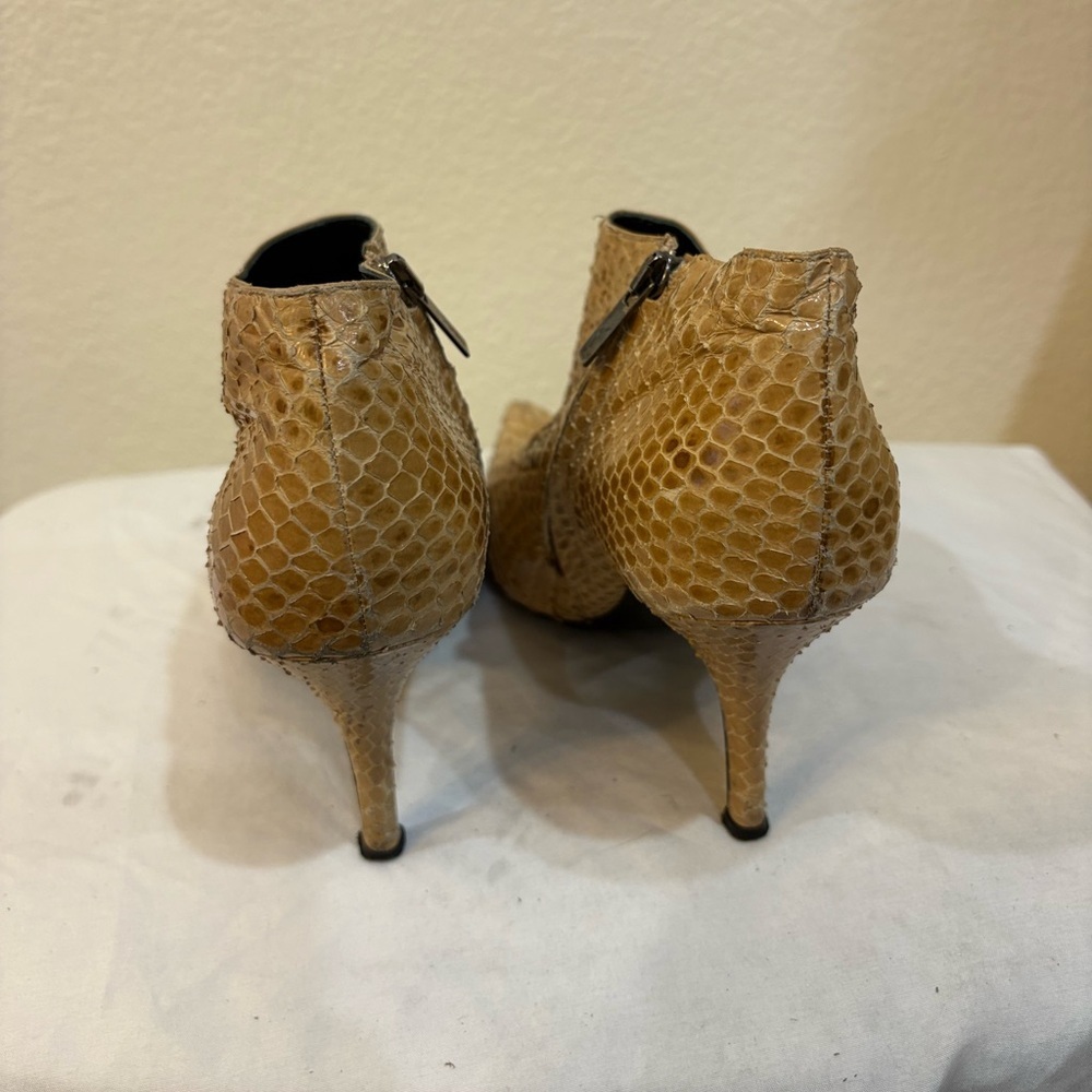 Yves Saint Laurent Vintage Snakeskin Boots - Picture 2 of 10